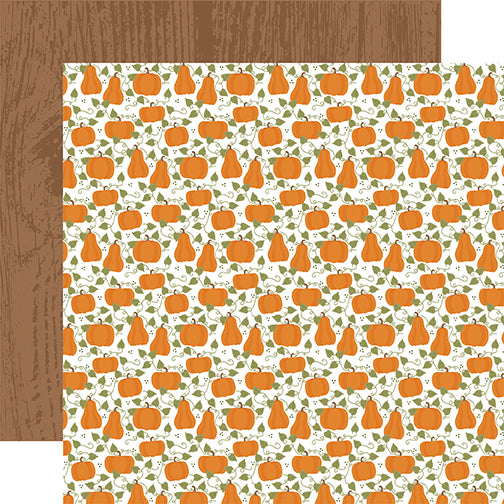 Crafts 12X12 Paper Kit Fall into Fall Colors Leaves Pumpkins