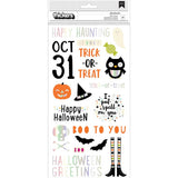 American Crafts Thickers Spooktacular Phrase Stickers
