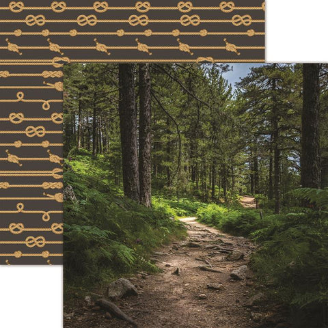 Reminisce Be Prepared Path to Adventure Patterned Paper