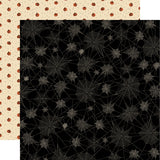 Carta Bella Hocus Pocus Spinning Webs Patterned Paper