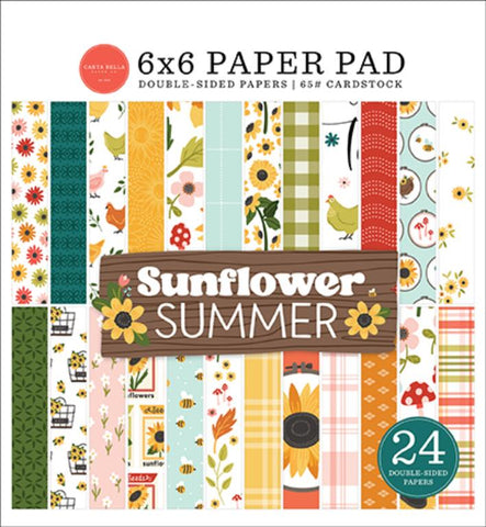 Carta Bella Sunflower Summer 6x6 Paper Pad