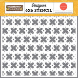 Carta Bella Sunflower Summer Bloom And Grow Designer 6x6 Stencil