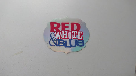 The Die Cut Store Red White & Blue Die Cut