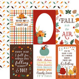 Echo Park Happy Fall 4X6 Journaling Cards Patterned Paper