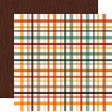 Echo Park Happy Fall Fall Picnic Plaid Patterned Paper