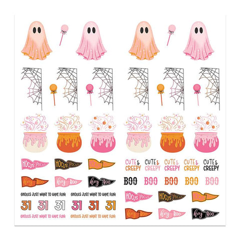 Photoplay Paper Lil' Boo Thing Pre-Colored Dies Patterned Paper