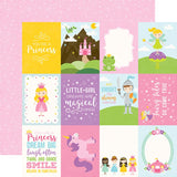 Echo Park Perfect Princess 3X4 Journaling Cards Patterned Paper