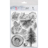 Cioa Bella Clear Stamp Set 6"x8" The Spirit Of The Forest