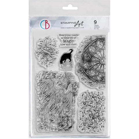 Cioa Bella Clear Stamp Set 6"x8" Enchantments