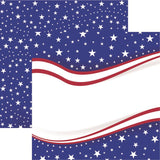 Reminisce Star Spangled Celebration Land of the Free Patterned Paper