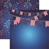 Reminisce Star Spangled Celebration Party in the USA Patterned Paper
