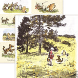 Reminisce Winnie the Pooh and Friends A Walk in the Forest Patterned Paper