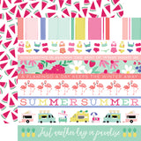Echo Park Best Summer Ever Border Strips Patterned Paper