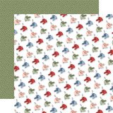 Echo Park Chilling with my Snowmies Snow Fun Skates Patterned Paper