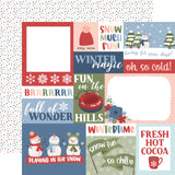 Echo Park Chilling with my Snowmies Multi Journaling Cards Patterned Paper