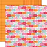Simple Stories Heart Eyes Kissing Booth Patterned Paper