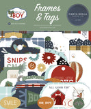 Carta Bella That's My Boy Frames & Tags Embellishments