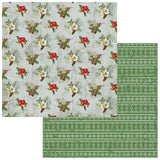 49 and Market Evergreen Season - Cheerful Christmas Star 12x12 Patterned Paper