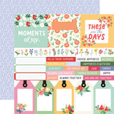 Carta Bella Fruit Stand Sunshine Journaling Cards 12x12 Patterned Paper