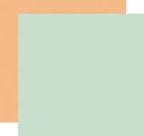 Echo Park Our Baby Green / Yellow Coordinating Solid