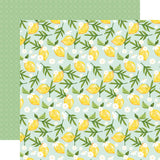 Carta Bella Fruit Stand Lovely Lemons 12x12 Patterned Paper