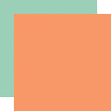 Carta Bella Fruit Stand Peach / Teal 12x12 Patterned Paper