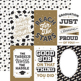 Echo Park Graduation 4x6 Journaling Cards Patterned Paper
