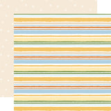 Echo Park Winnie the Pooh Baby So Sweet Stripes 12x12 Patterned Paper