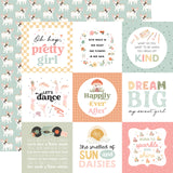 Carta Bella That's My Girl 4x4 Journaling Cards 12x12 Patterned Paper