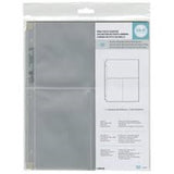 We R Memory Keepers 12x12 Ring Photo Sleeve - 4-6x4, 4 3x4 Pockets, 10 –  Cheap Scrapbook Stuff