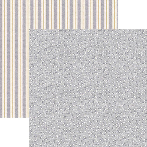 CLEARANCE  Reminisce Color It! 12x12 Scrapbook Paper: Number 5